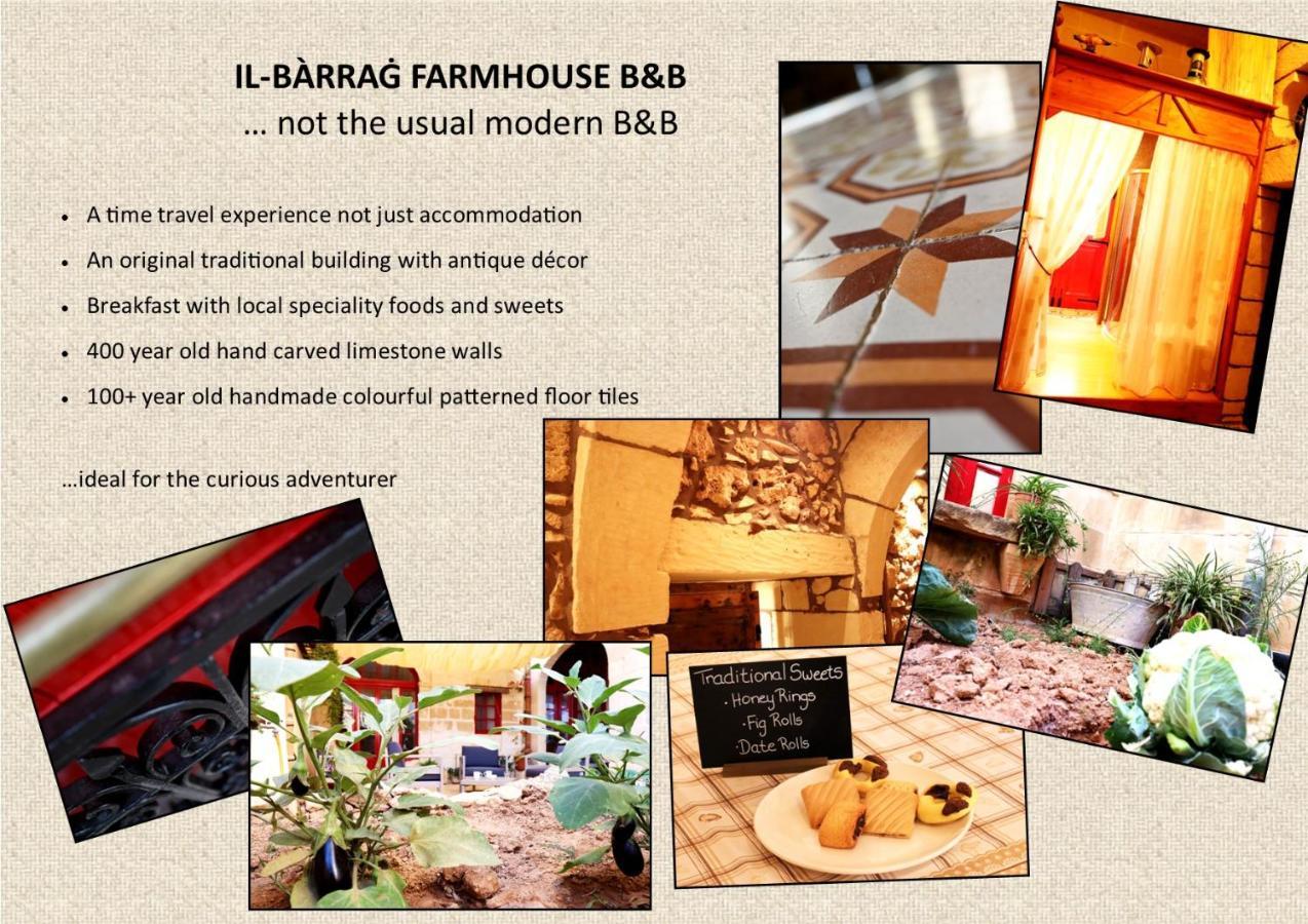 Il-Barrag Farmhouse B&B - Gozo Traditional Hospitality 纳杜尔 外观 照片